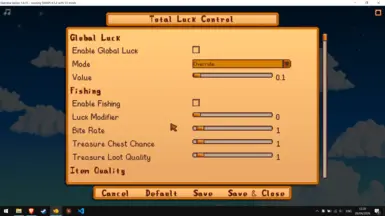 《星露谷物语》完全运气控制MOD