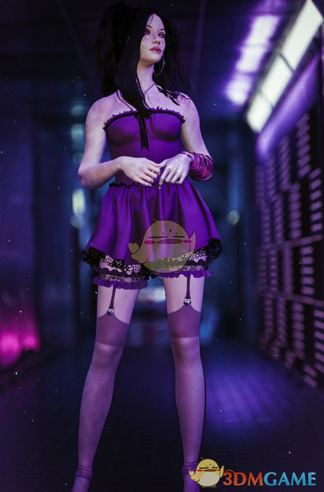 《赛博朋克2077》甜美时尚裙装MOD