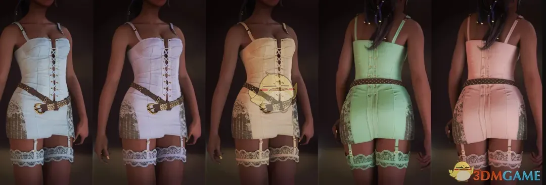 《赛博朋克2077》蕾丝束身裙MOD