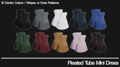 《赛博朋克2077》褶皱筒迷你裙MOD