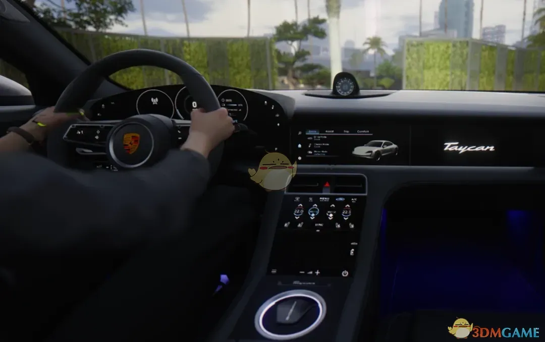 《赛博朋克2077》保时捷Taycan Turbo S超跑MOD