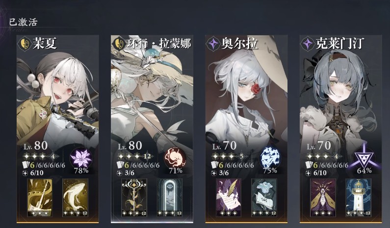 忘却前夜茉夏角色详解