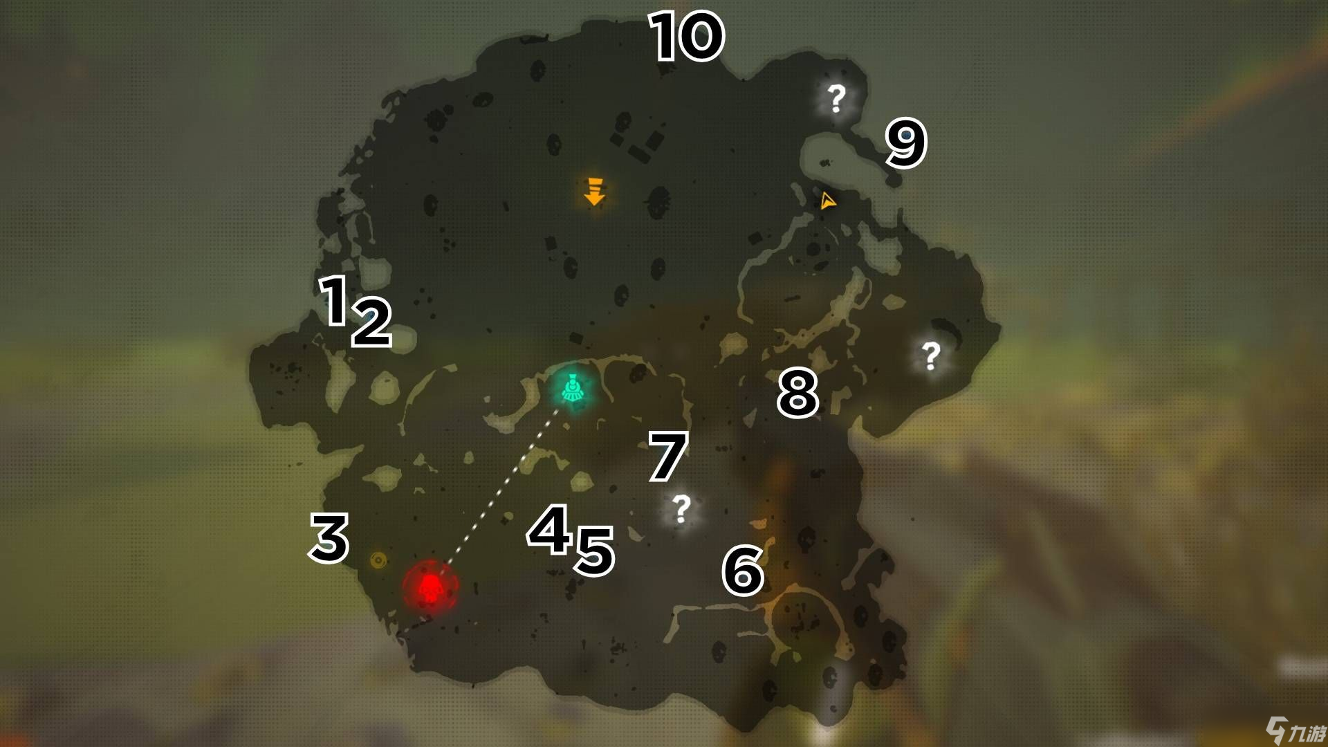 《Far Far West》41区所有坟墓位置