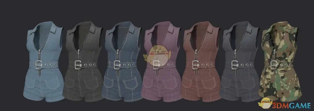 《赛博朋克2077》拉链连体衣MOD
