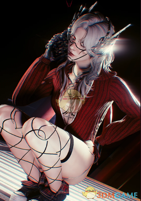 《赛博朋克2077》性感针织套装MOD
