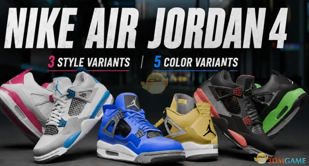 《赛博朋克2077》耐克 Air Jordan 4运动鞋MOD