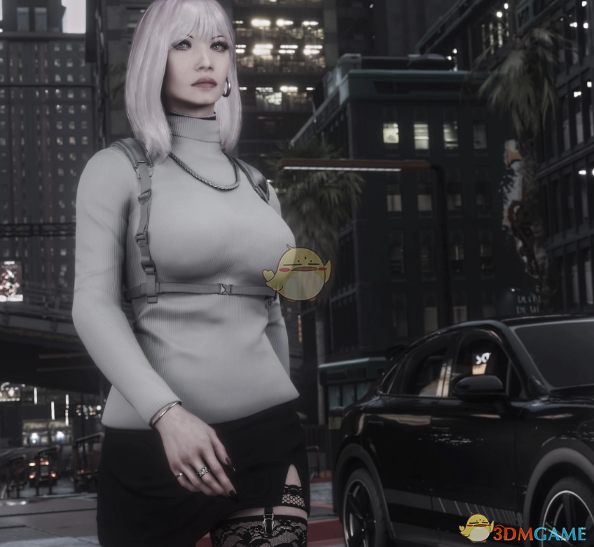 《赛博朋克2077》生化危机高领毛衣MOD