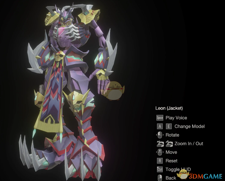 《生化危机4：重制版》数码宝贝X抗体颅骨兽替换里昂MOD