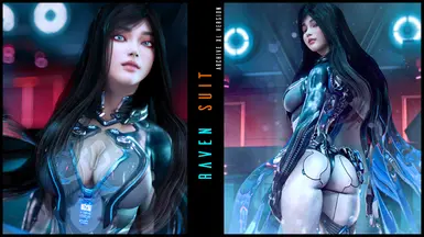 《赛博朋克2077》渡鸦战衣服装MOD