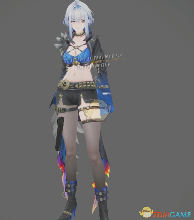 《生化危机9:安魂曲》鸣潮嘉贝莉娜替换里昂MOD
