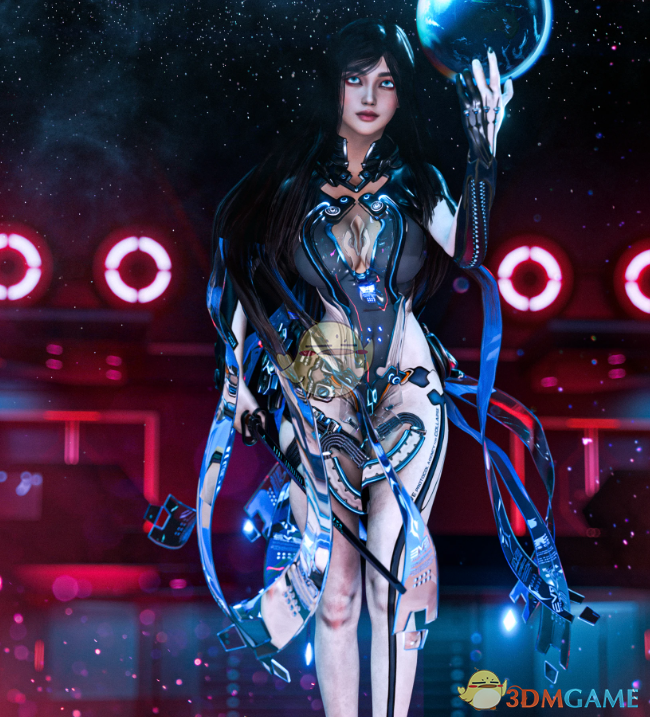 《赛博朋克2077》剑星渡鸦飘逸长发MOD