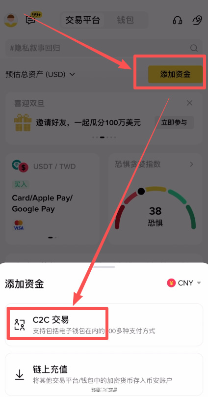 C2C交易入口