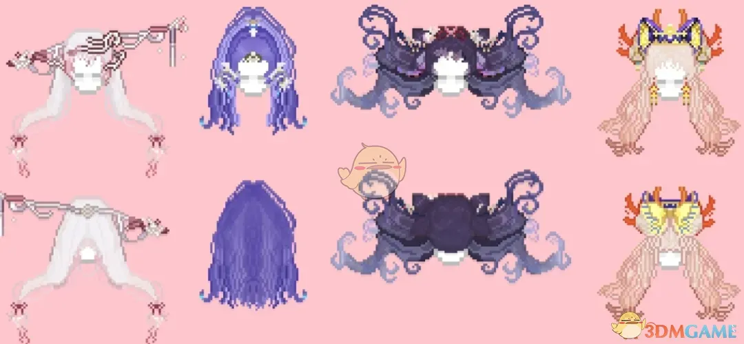 《星露谷物语》阴阳师高清发型包MOD