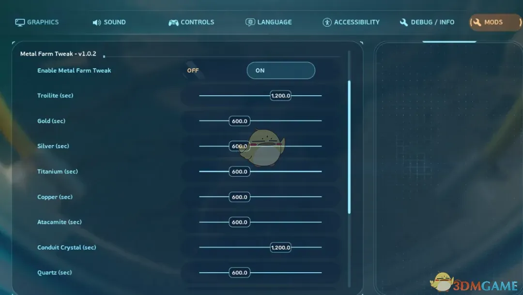 《深海迷航2:异星水域》金属农场调整MOD