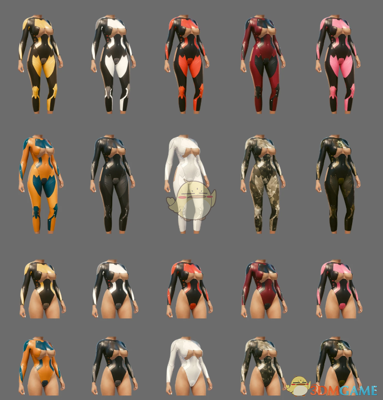 《赛博朋克2077》赛博紧身作战衣MOD