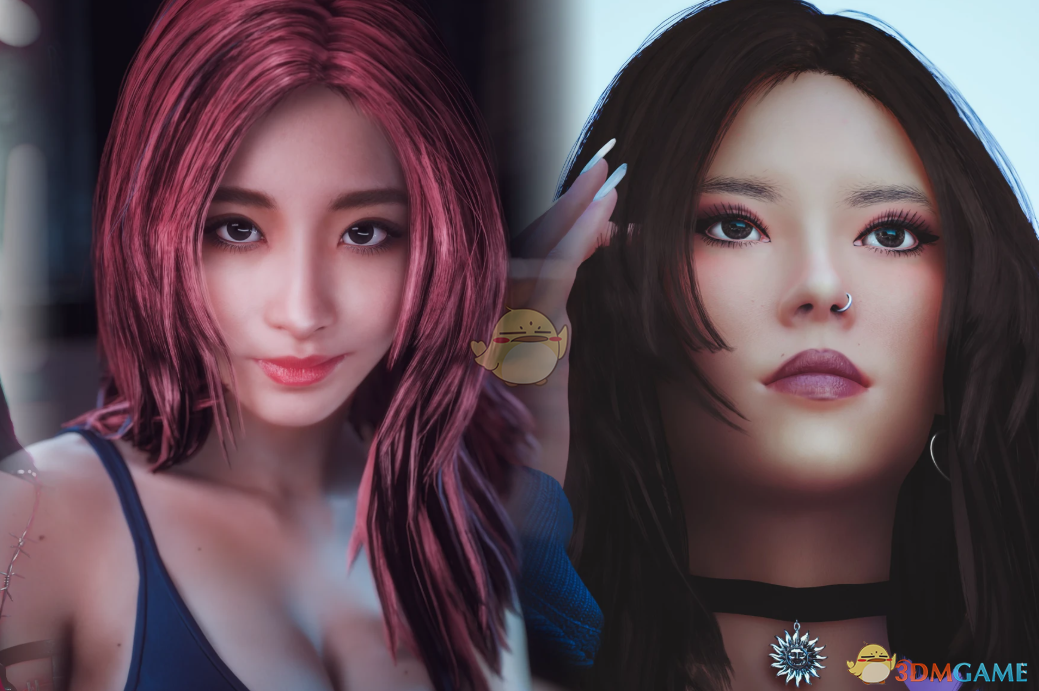 《赛博朋克2077》记忆女神墨涅发型MOD