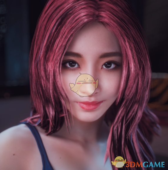 《赛博朋克2077》记忆女神墨涅发型MOD
