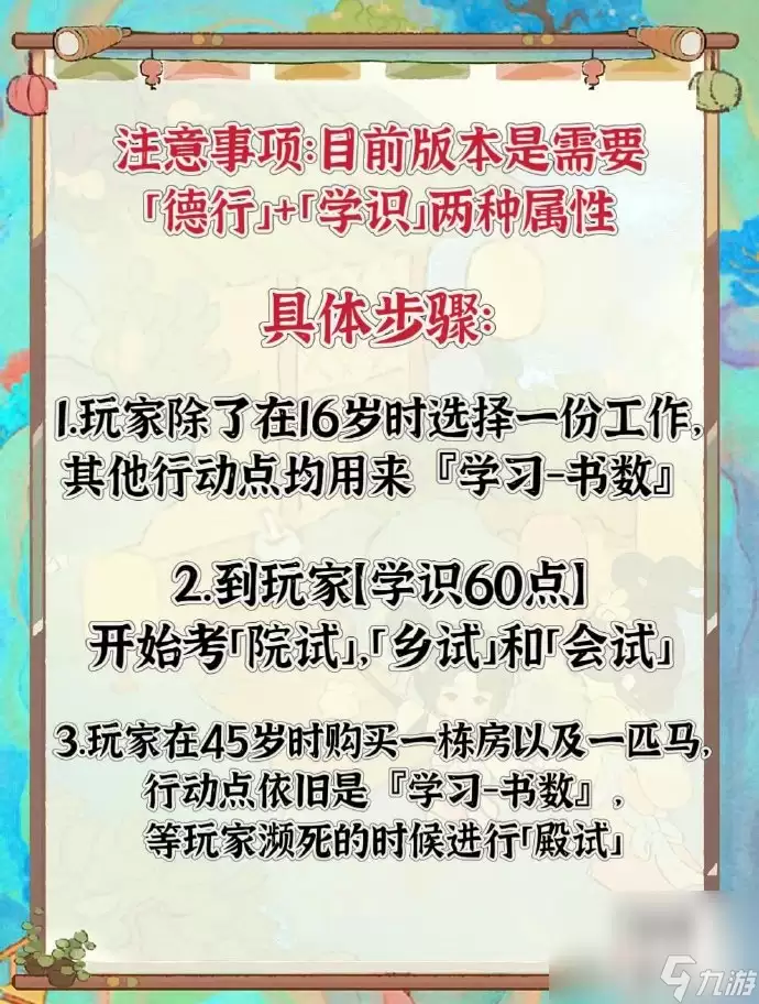 《桃源深处有人家》连中三元成就达成攻略