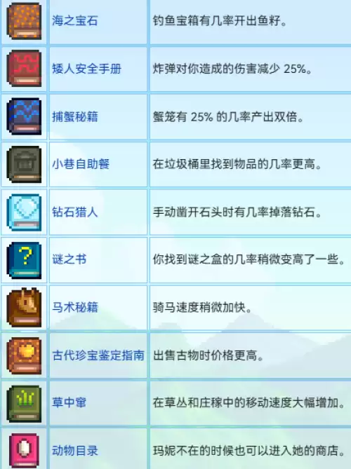 星露谷物语特殊物品与能力有哪些-特殊物品与能力图鉴大全