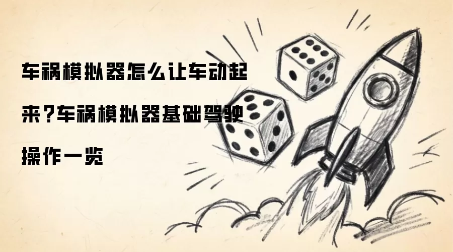 车祸模拟器怎么让车动起来?车祸模拟器基础驾驶操作一览