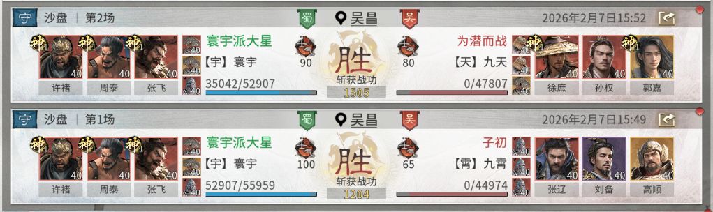 《三国:天下归心》背水断桥队成员推荐