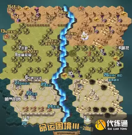 剑与远征命运困境3攻略路线图