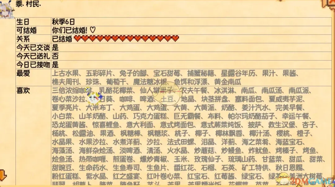 《星露谷物语》明日方舟NPC黍MOD