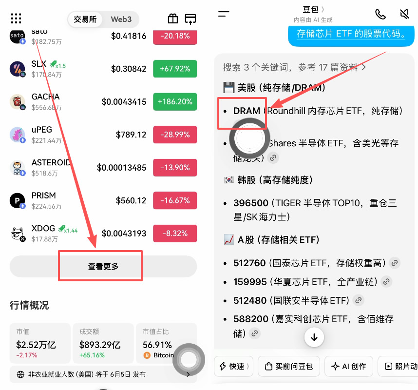 欧艺OKX怎么做多存储芯片ETF？欧艺DRAM合约交易教程2026