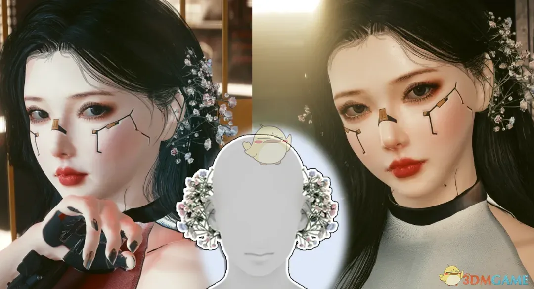 《赛博朋克2077》满天星头饰MOD