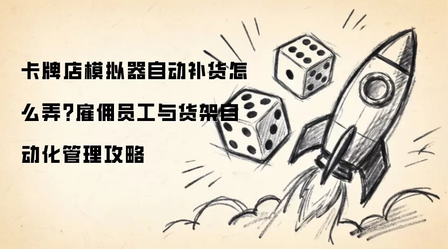 卡牌店模拟器自动补货怎么弄?雇佣员工与货架自动化管理攻略