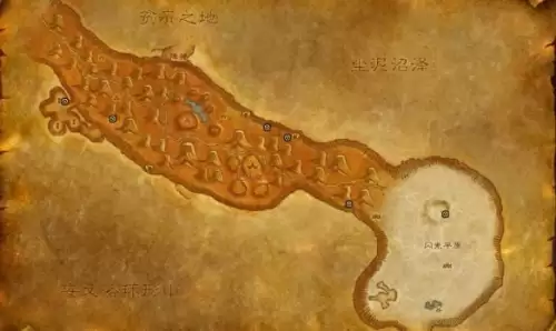 魔兽世界千针石林矿点分布图一览