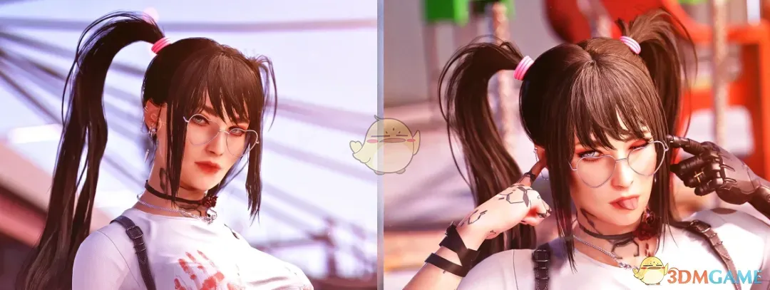 《赛博朋克2077》胜利女神妮姬爱丽丝双马尾MOD