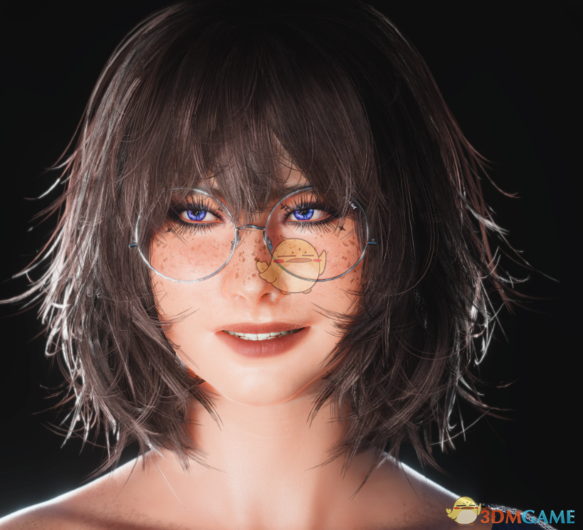 《赛博朋克2077》日系层次感狼尾波波头MOD