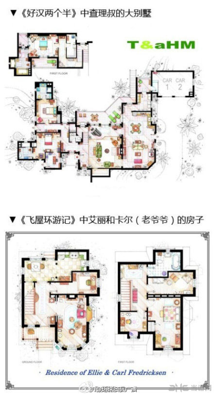 模拟人生4经典美剧房屋平面设计图5