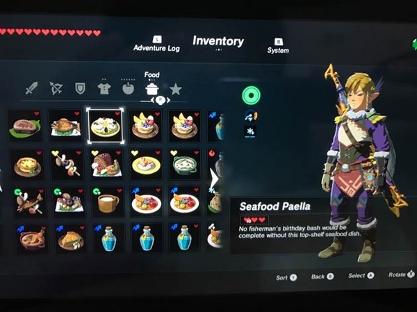 塞尔达传说荒野之息西班牙海鲜饭制作方法