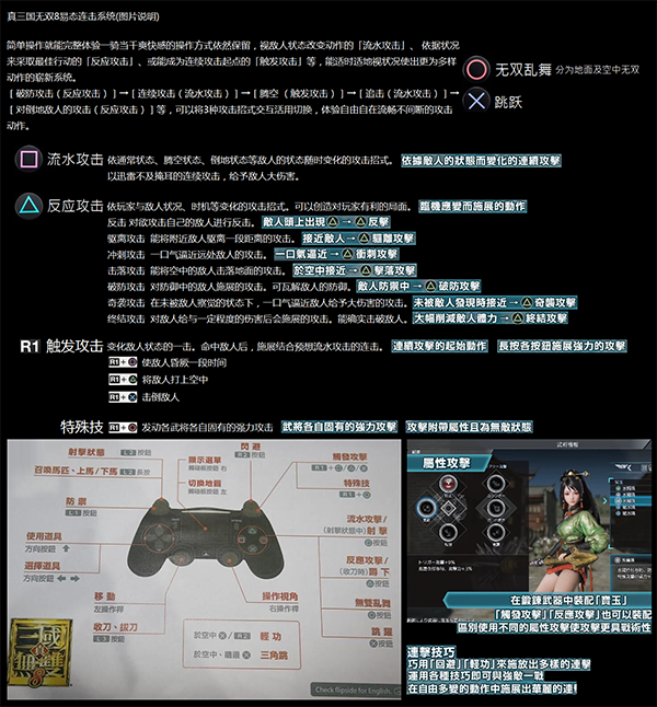 真三国无双8易态连技系统怎么样 易态连技系统玩法介绍