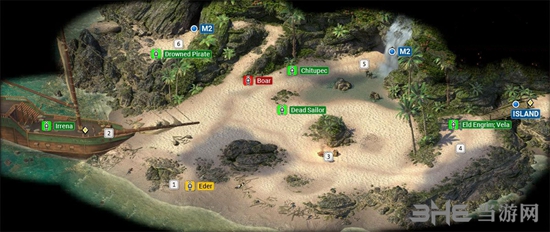 永恒之柱2海滩地图1