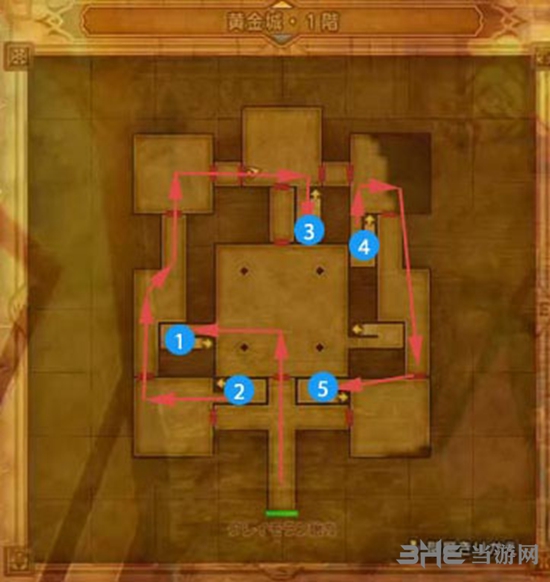 勇者斗恶龙11黄金城收集攻略 DQ11黄金城收集地图