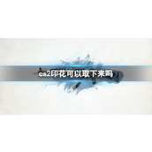 《cs2》取下印花介绍
